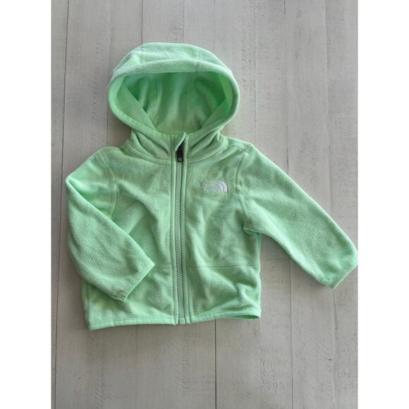 The North Face Green Full Zip Size 3-6 months - Picture 1 of 2